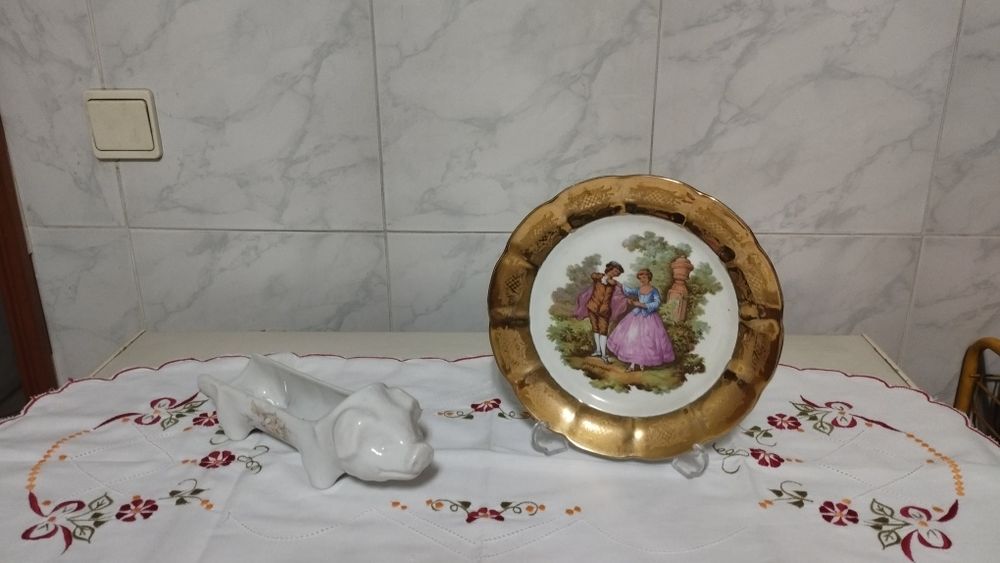 Peças decorativas em porcelana