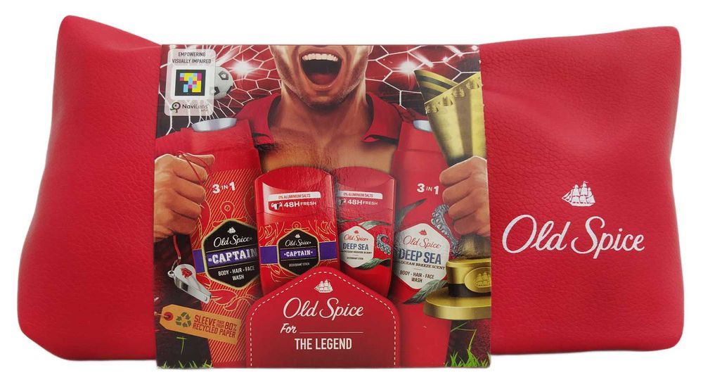 Old Spice zestaw kosmetyków szampon-żel dezodorant 4szt.