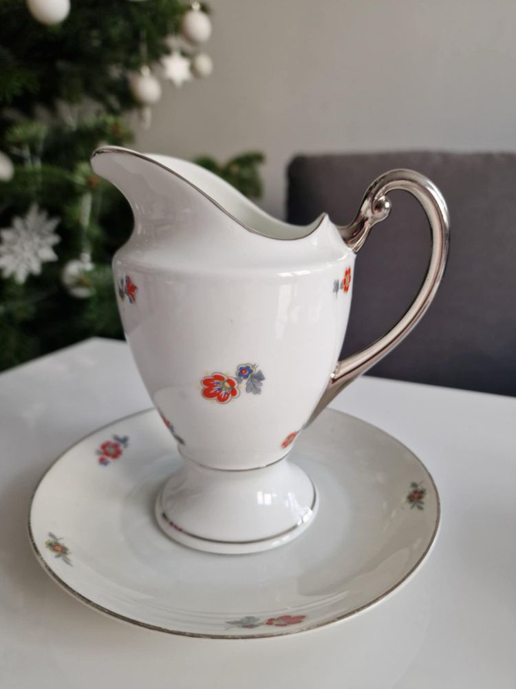 Przedwojenny zestaw kolekcjonerskiej porcelany - GIESCHE