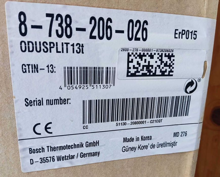 Pompa ciepła BOSCH Compress 3000 AWS13E 14,2kW + Zasobnik 120L
