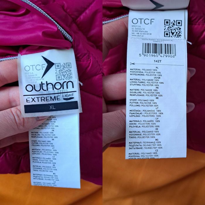 Dwustronna kurtka damska Outhorn roz. XL