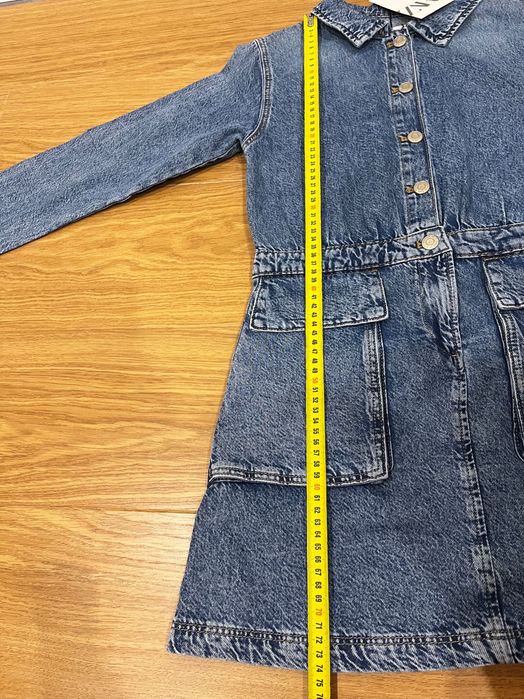 Джинсове платия ZARA нове XXS дівчаче жіноче джинсова сукня
