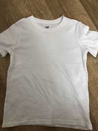 Biała bluzka na w-f, H&M, r. 110/116