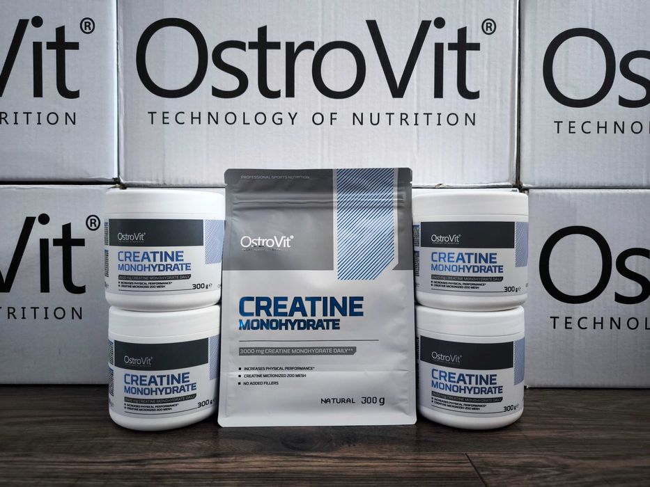 OstroVit Креатин моногідрат 300гр.  Biotech Scitec Optimum Nutrition