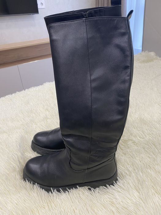 Шкіряні жіночі чоботи  розмір 40