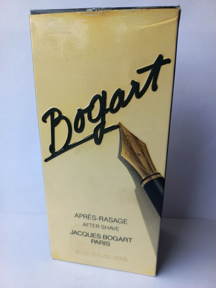 Bogart. After shave. Jacques Bogart Paris. 4FL.OZ-55%VOL-120ML.