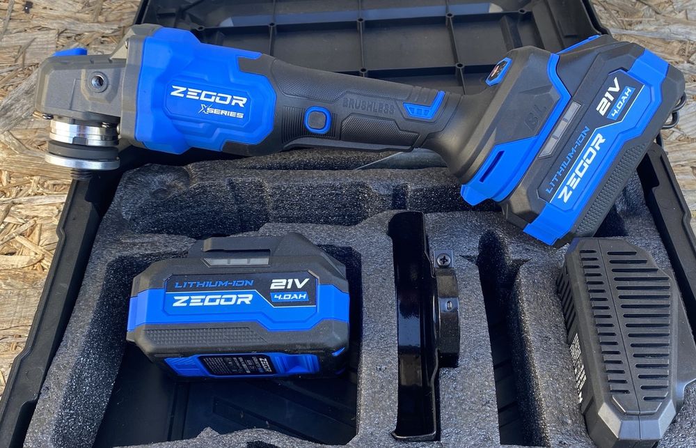 Болгарка акумуляторна zegor AGAX-21BL 2акб 4ампера