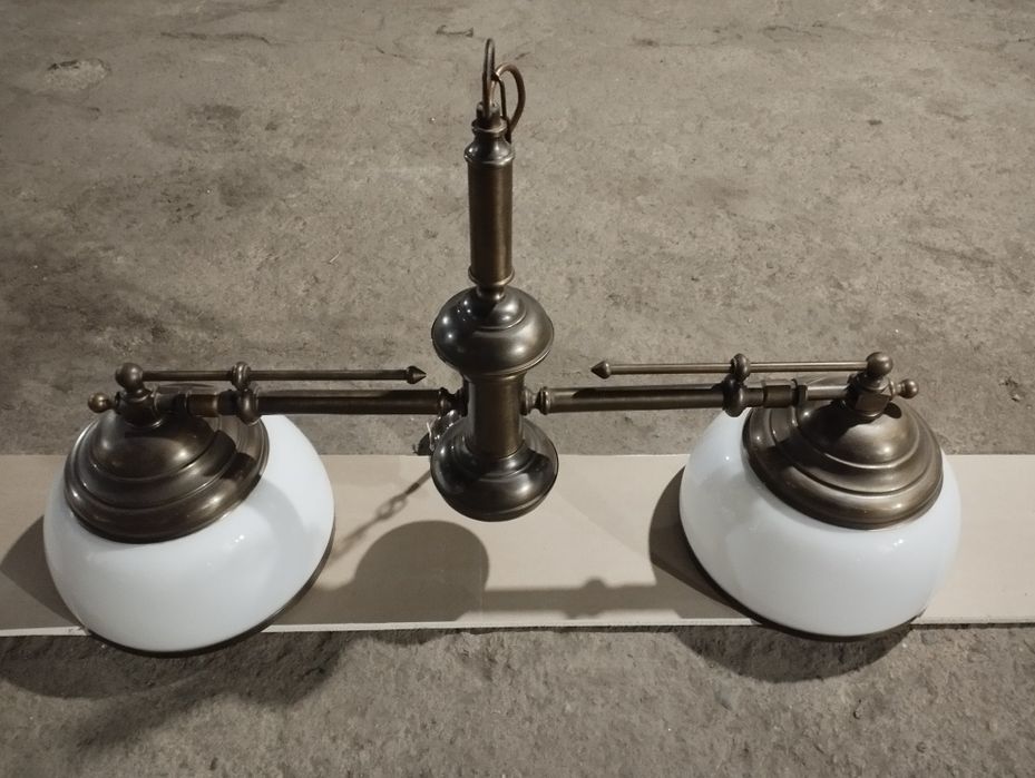 Lampa dwupunktowa Americano Coop 1850 nad stół regulowana szerokość