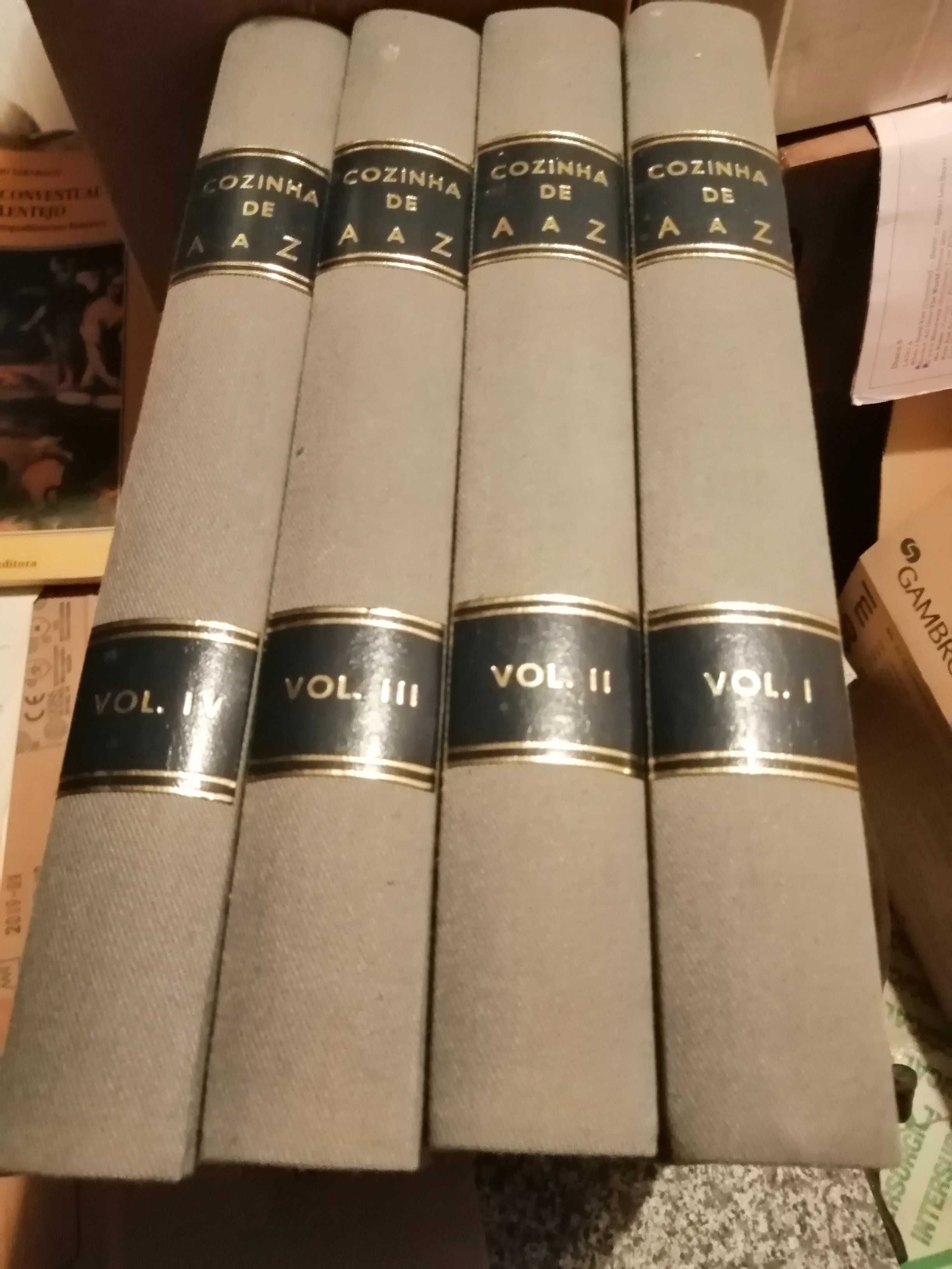 Cozinha de A a Z - 105 fascículos (encadernados em 4 volumes)