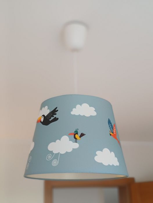 Ikea lampa dla dzieci IKEA TROLLAKULLA + oprawa lampy
Klosz lampy + bi