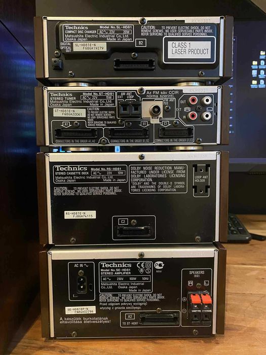 Kompletna Wieża Technics HD81  z systemem głośników SB-HD81