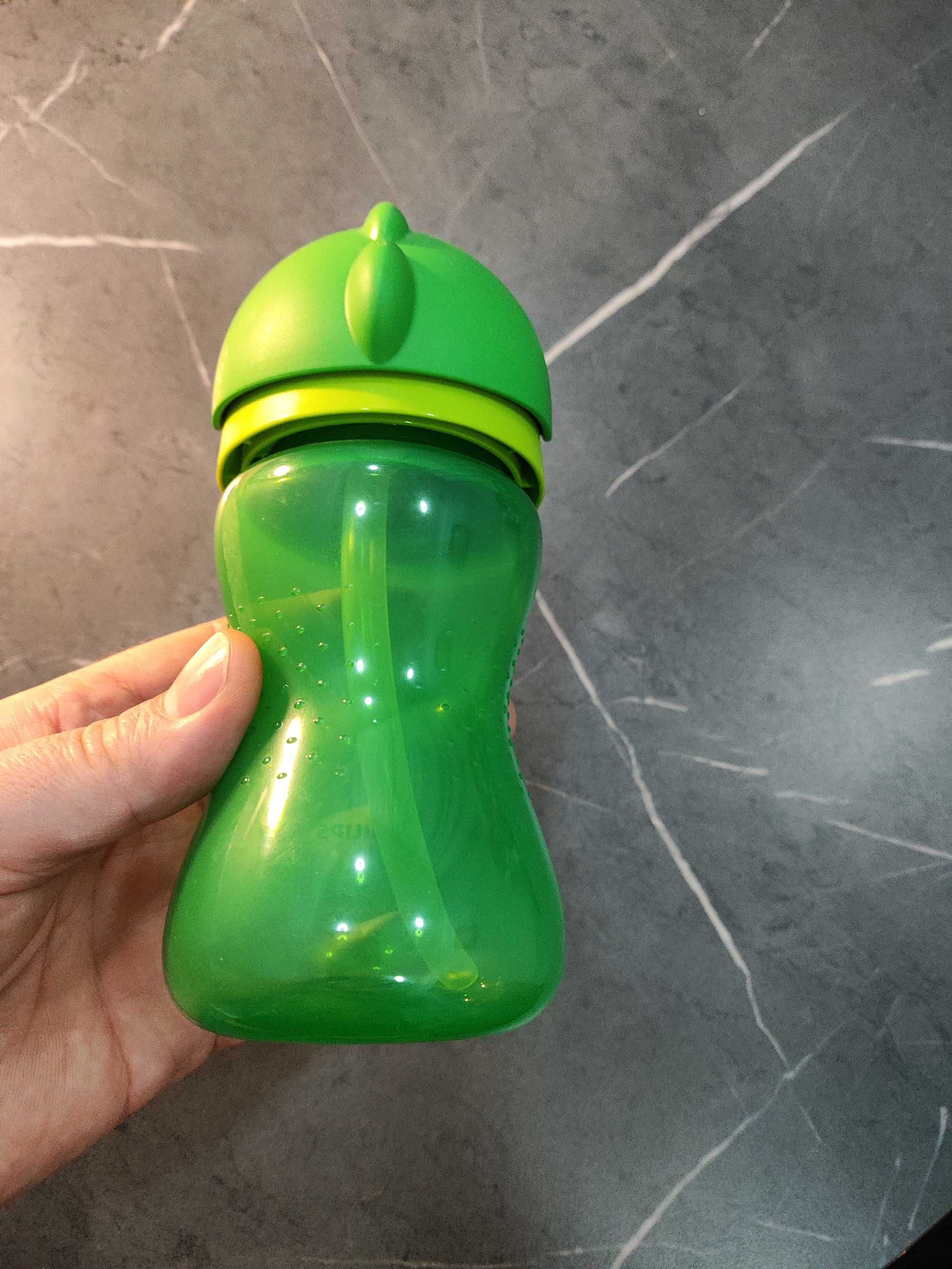 Philips Avent Kubek niekapek z giętką słomką 300 ml SCF798/01 zielony