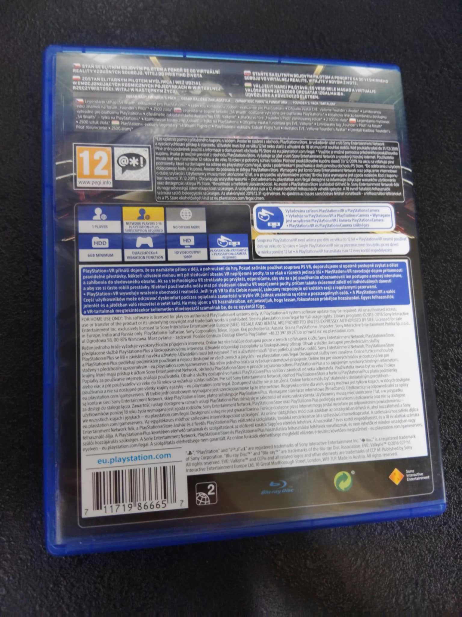 EVE: Valkyrie PS4 Vr
