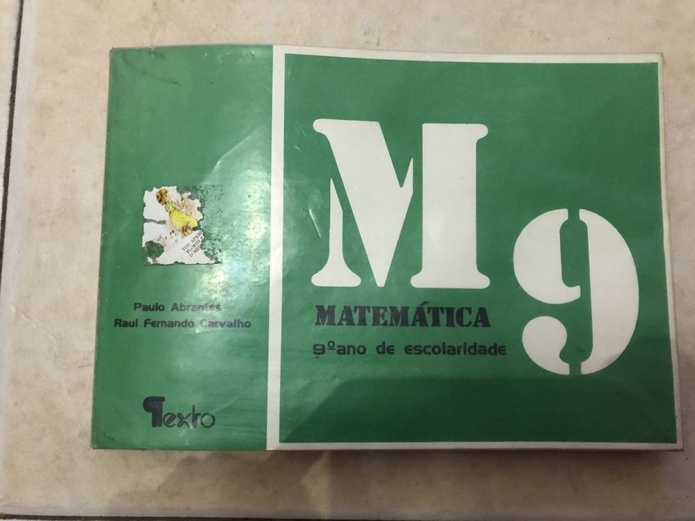 Matemática  9.º ano de escolaridade