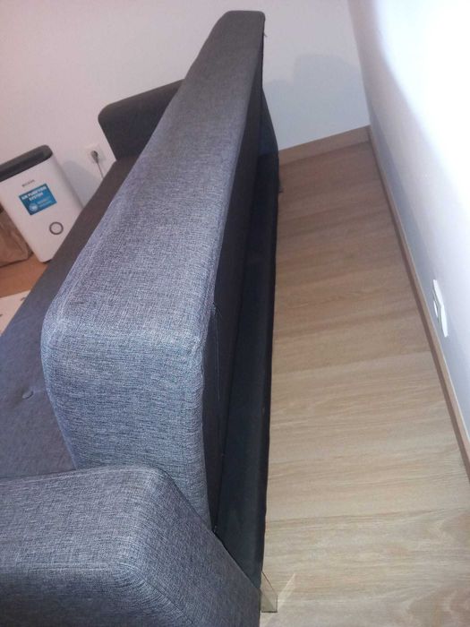 Sofá Cama Cinzento