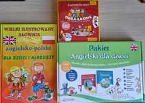 Pakiet Angielski dla dzieci x 2 Edgard + słownik