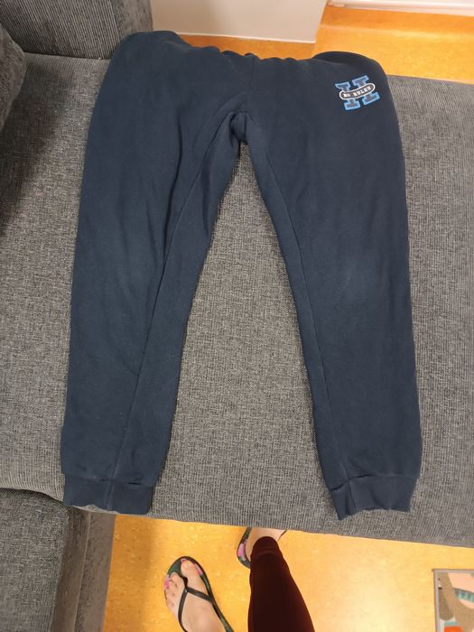 Spodnie ciepłe domowe dresowe