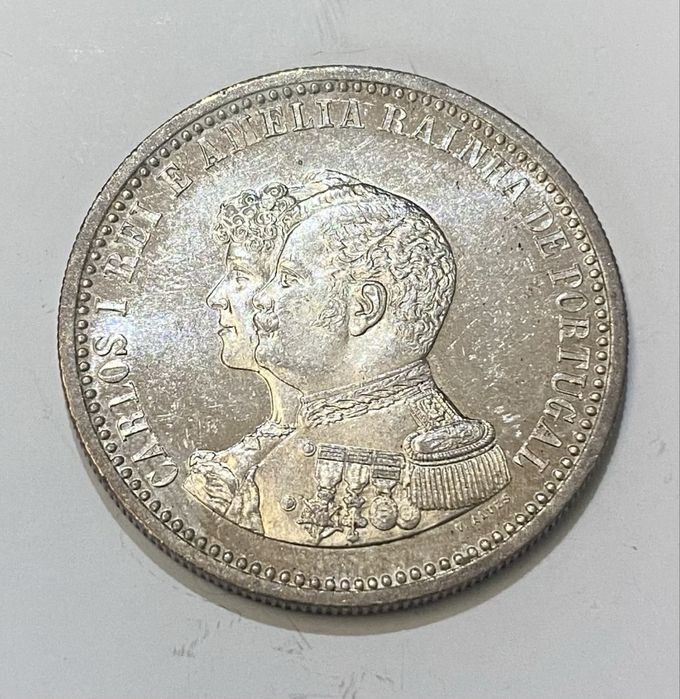 Moeda 500 Reis D CARLOS I - 1898