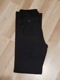 Spodnie ciążowe H&M r.S, spodnie dla ciężarnych,proste nogawki, czarne