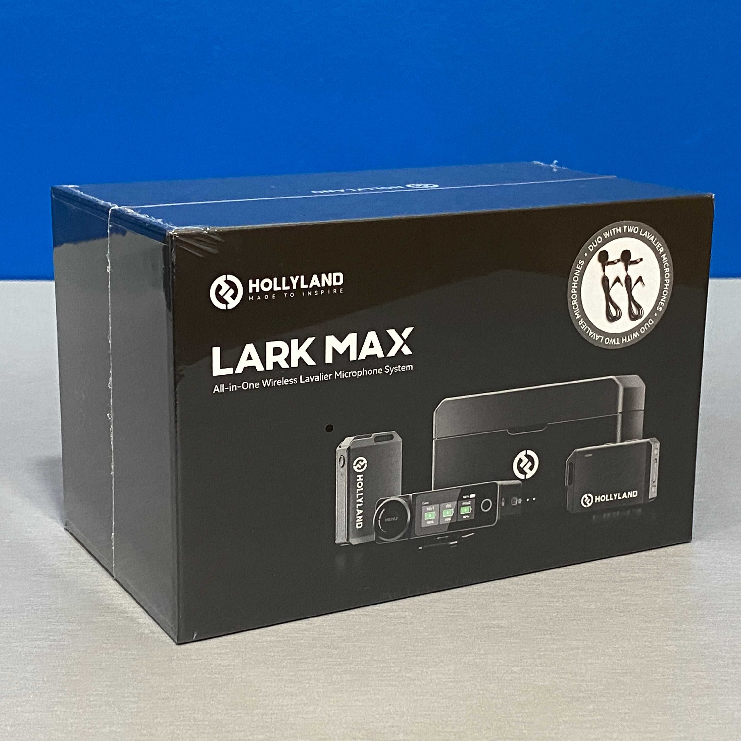 Hollyland Lark Max Duo + 2x Lavaliers (SELADO - 3 ANOS DE GARANTIA)