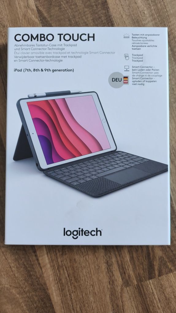 Etui Logitech Combo Touch z klawiaturą do iPada 7, 8 i 9 generacji !