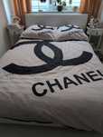 Pościel inspirowana Chanel 200 x 220 4 częściowa komplet promocja