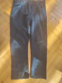 Granatowe eleganckie spodnie dla chłopca rozmiar 122
