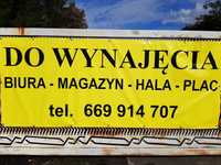 Magazyn/ Hala produkcyjna do wynajęcia