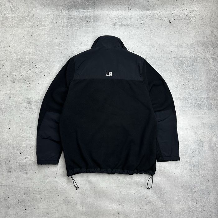 Черная флисовая кофта Karrimor north face с нейлоновыми  размер XL-XXL