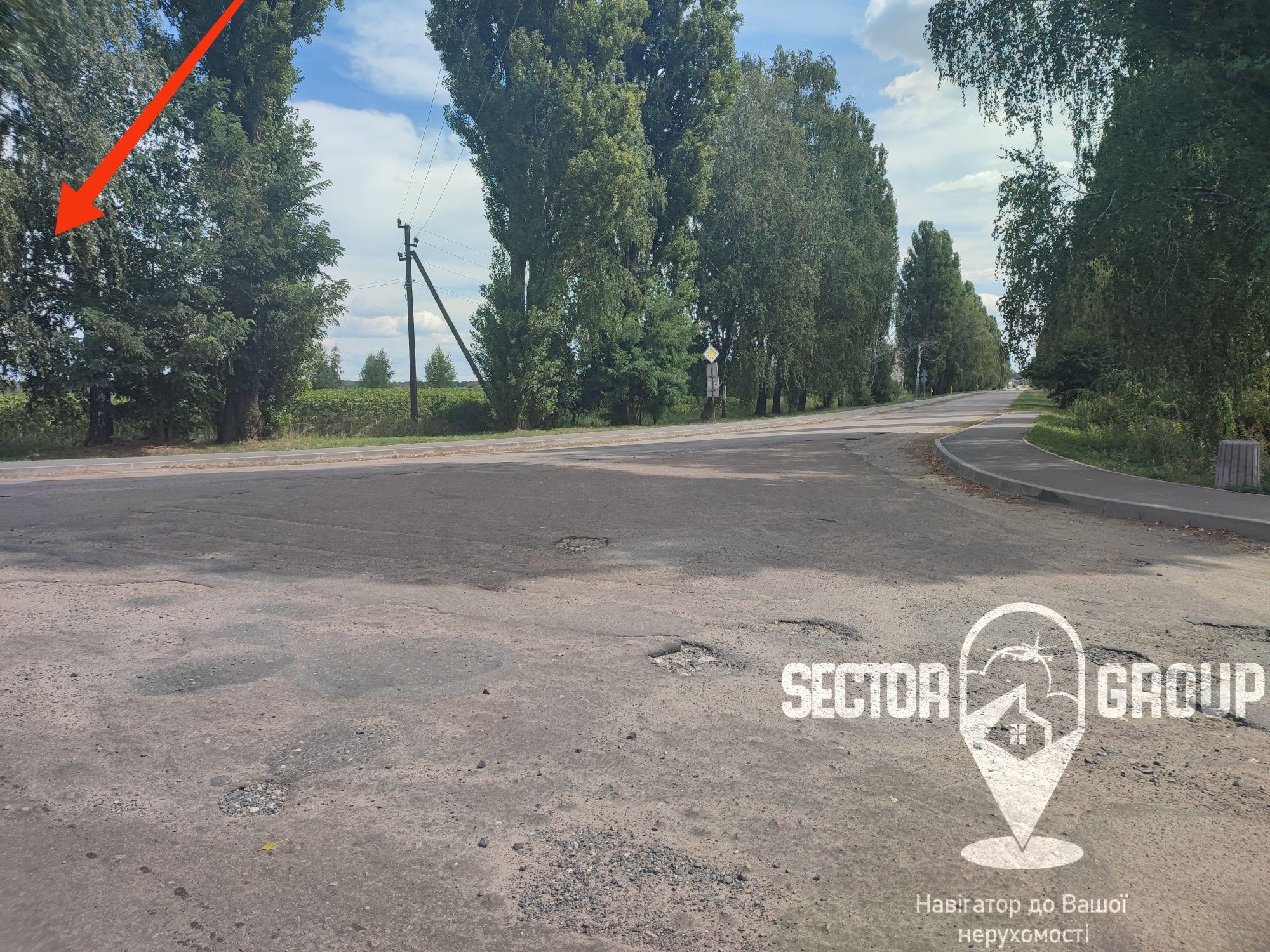 Фасад на Овочевій 10 соток