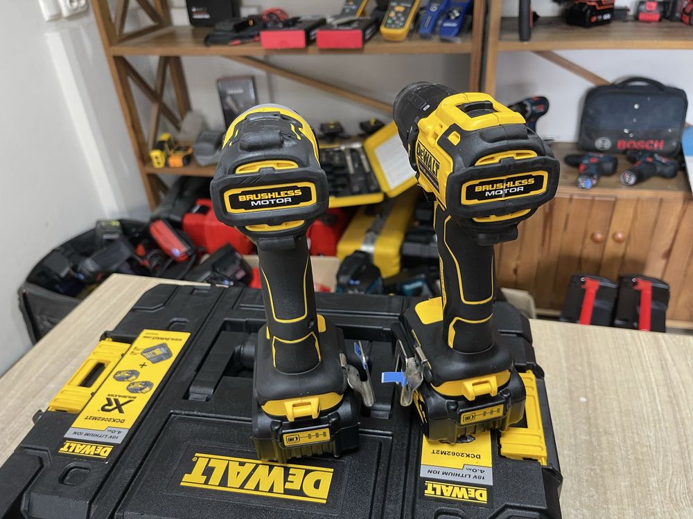 Dewalt DCD709 + DCF809 / набір безщіткових шуруповертів Девольт