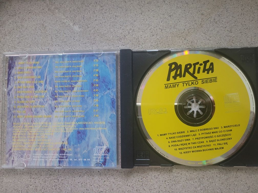 CD Partita Mamy tylko siebie 1995 Roja / Autografy zespołu