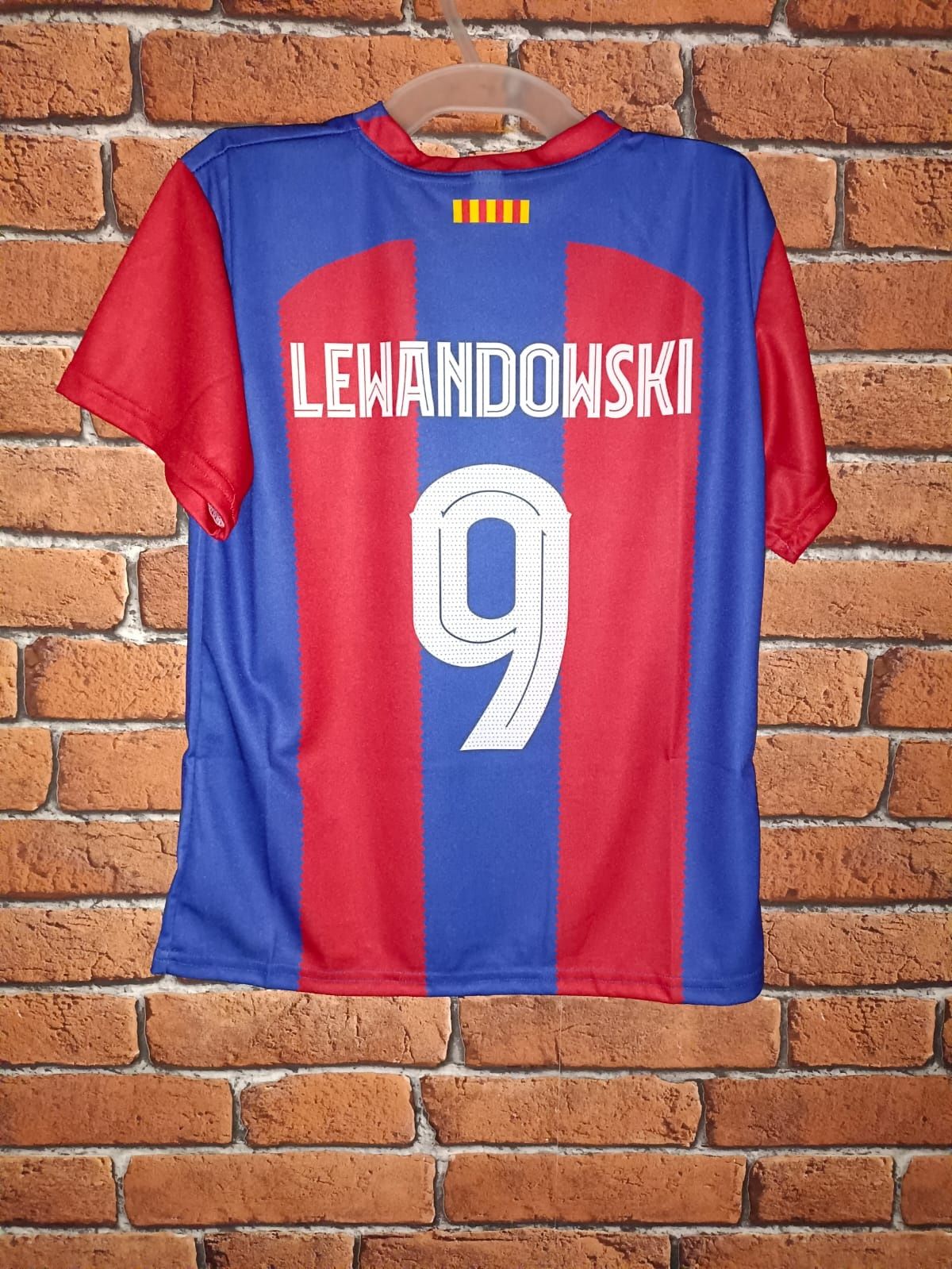 Koszulka piłkarska dziecięca FC Barcelona Lewandowski rozm. 134