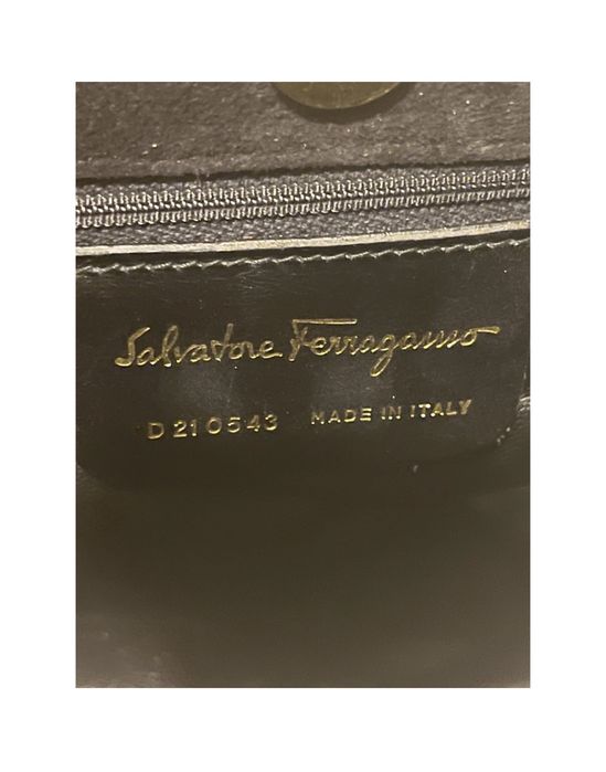 Salvatoro Ferragamo замшевая сумка клатч
