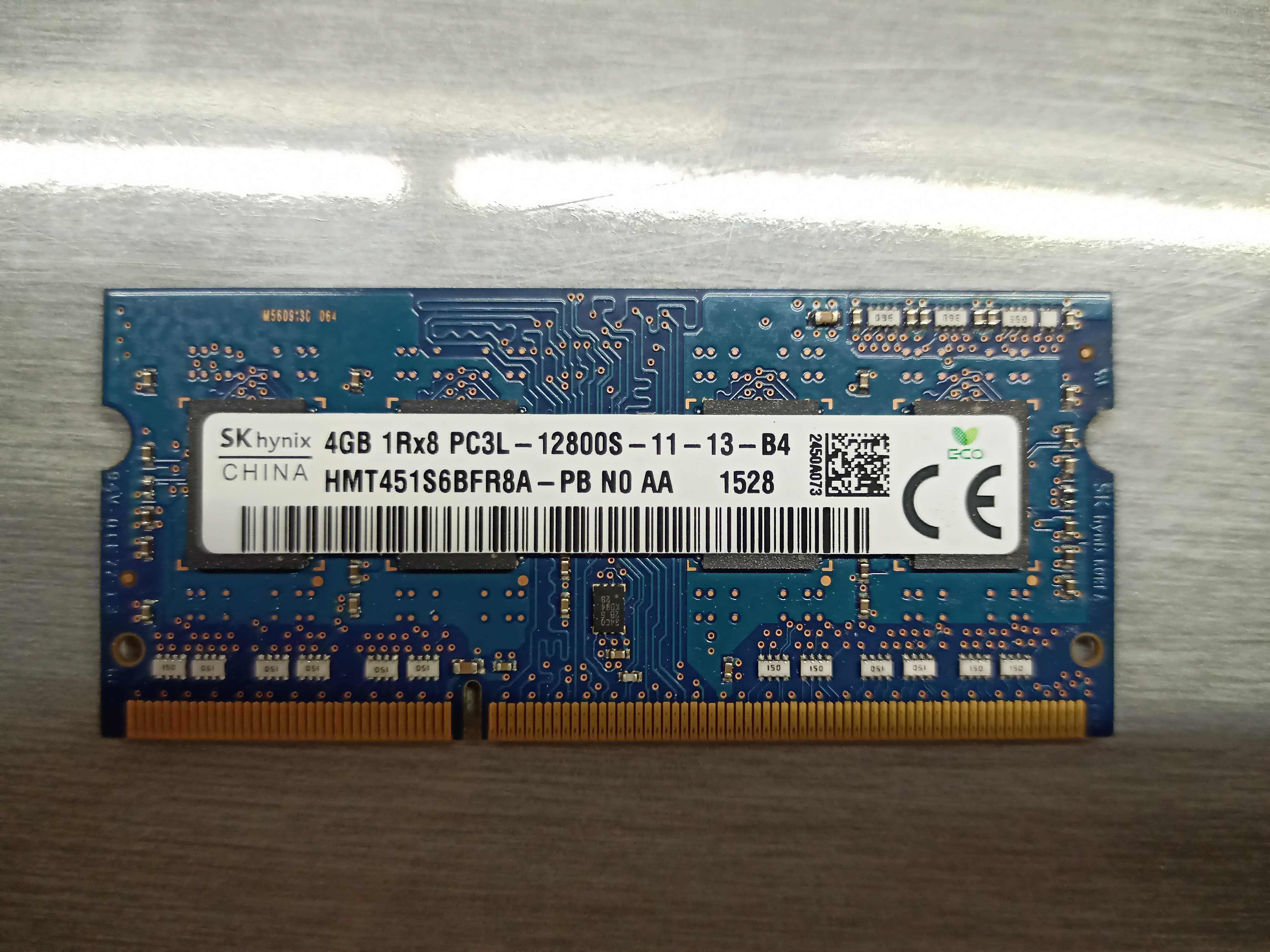 Пам'ять для ноутбуків ddr3L 4Gb