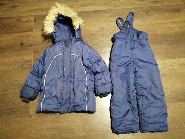 Зимний лыжный комбинезон и куртка на овчине