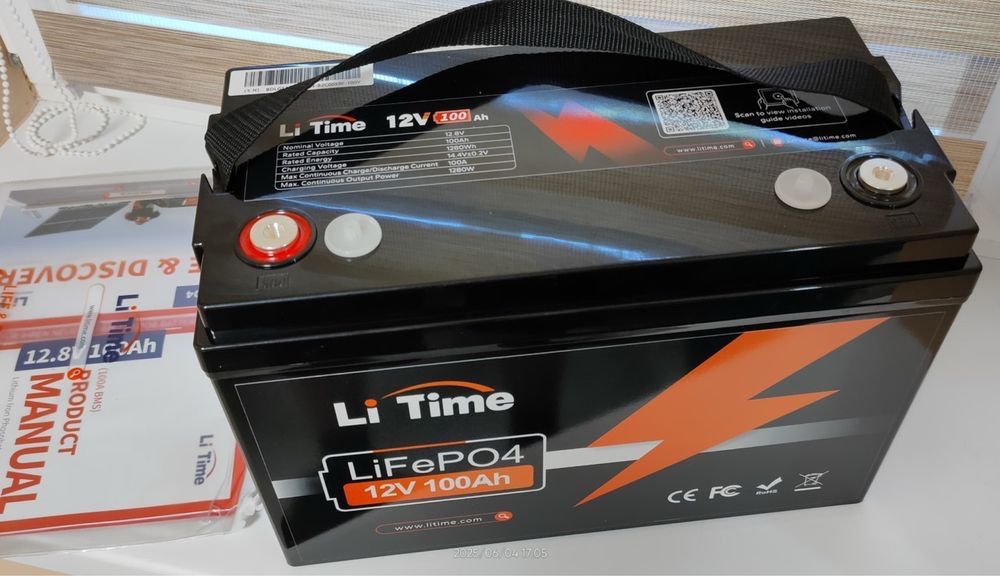 • НОВЫЕ • Аккумулятор LiFePo4 Li Time литиевый акумулятор 100ah