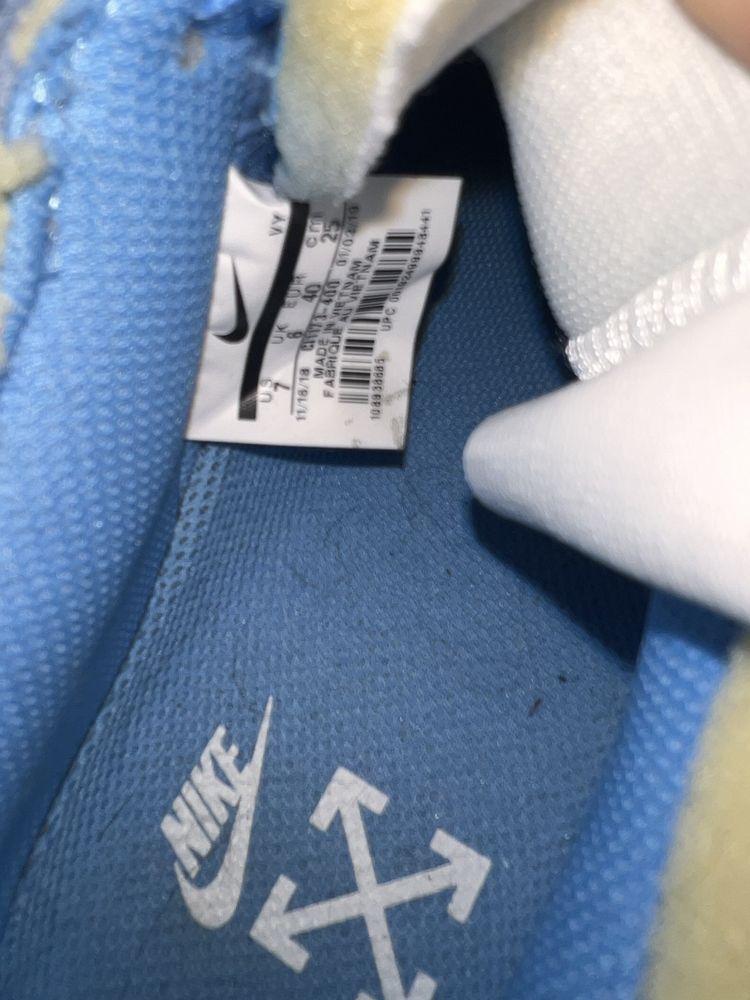 Air force 1 off white blue