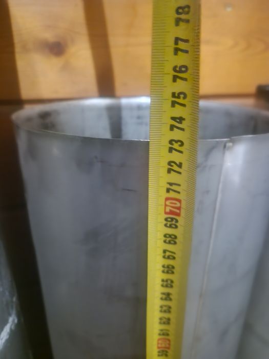 Труба димоходу 200 мм, нерж сталь 0,5 мм