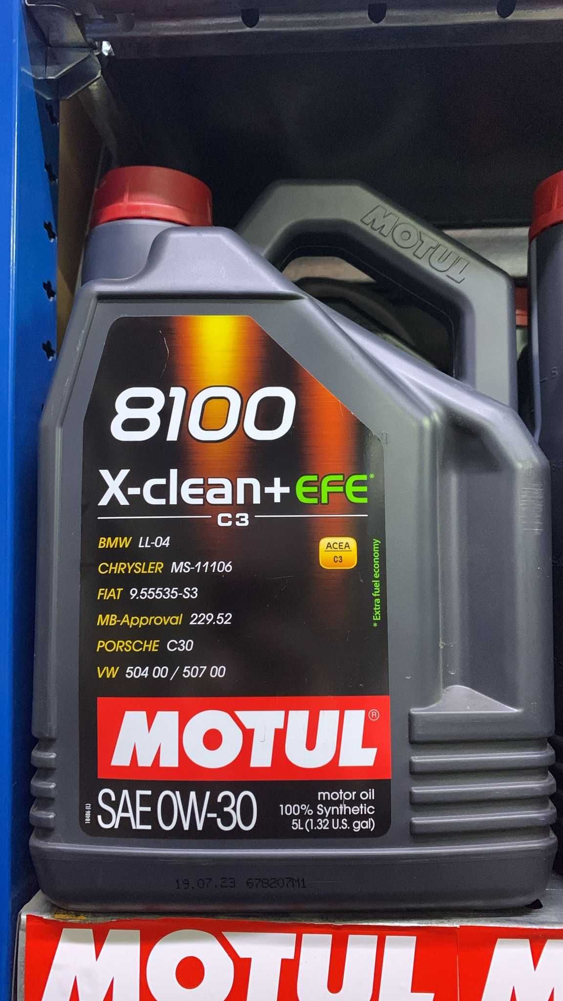 5L  111678 OLEJ Motul  X-CLEAN+EFE 0W30  Certyfikowany punkt olejowy