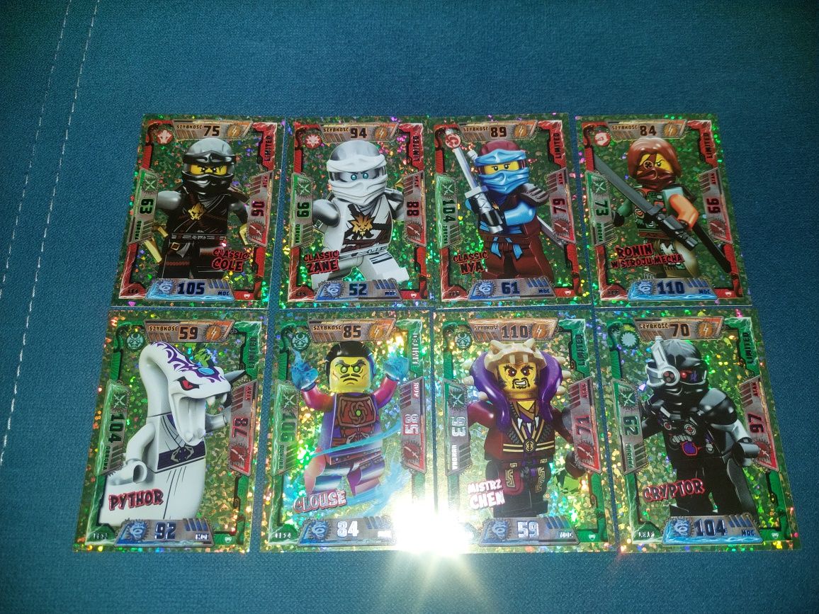 8 kart limitowanych Ninjago seria 2