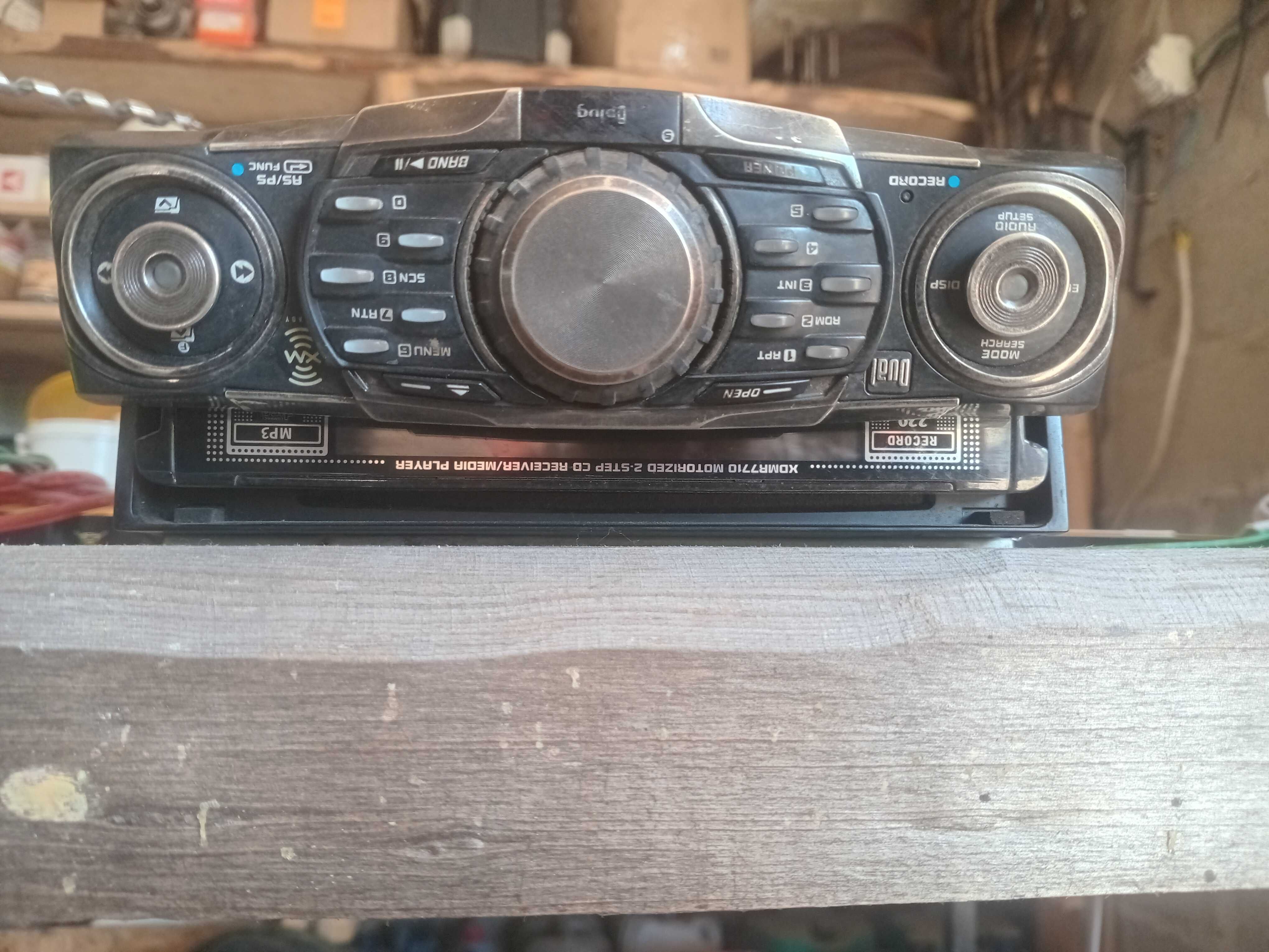 Dual XOMR7710 Motorized 2-step CD Receiver/Media Player,