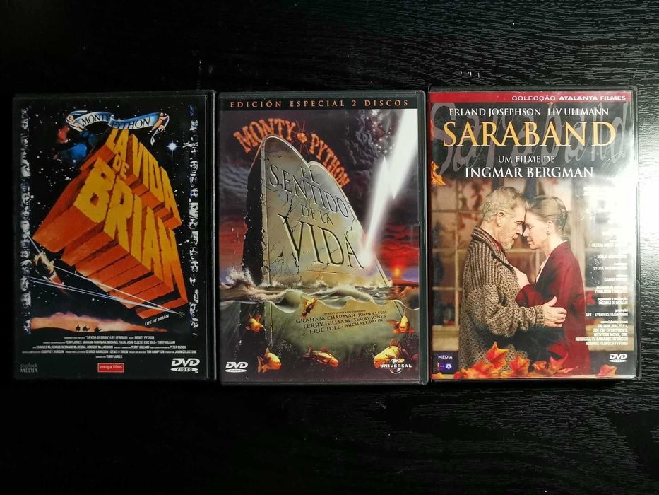 Coleção de DVDs variados