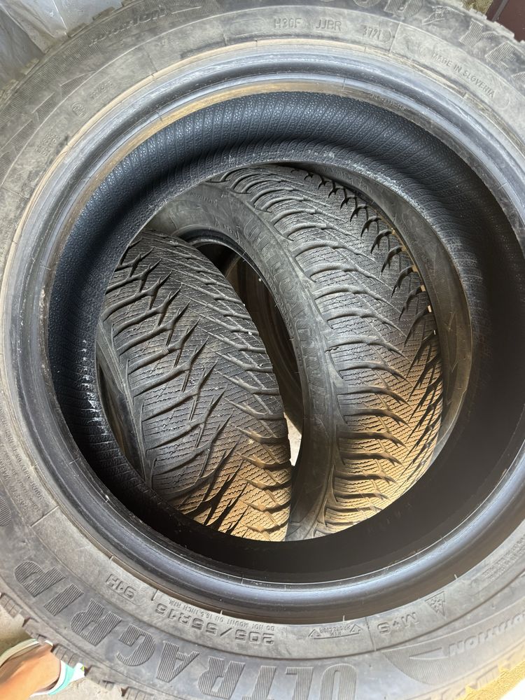 Продам комплект зимней резины Goodyear Ultragrip 8 205/55 R16