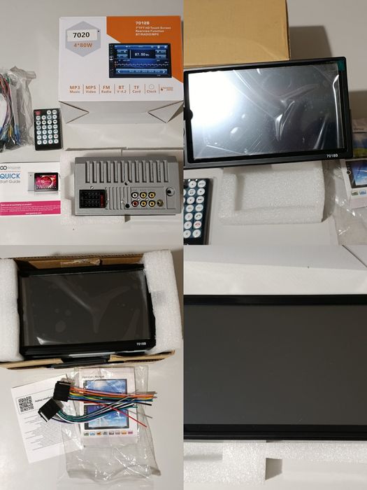 Автомагнитола 2DIN MP5 7020 Bluetooth AUX, сенсорна