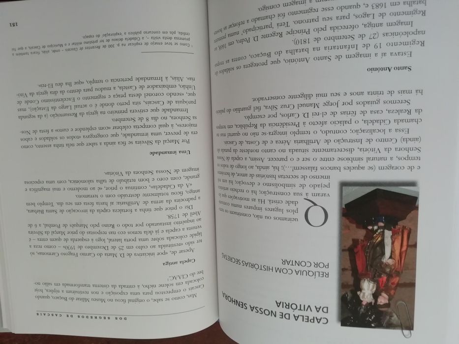 Livro "dos segredos de Cascais"