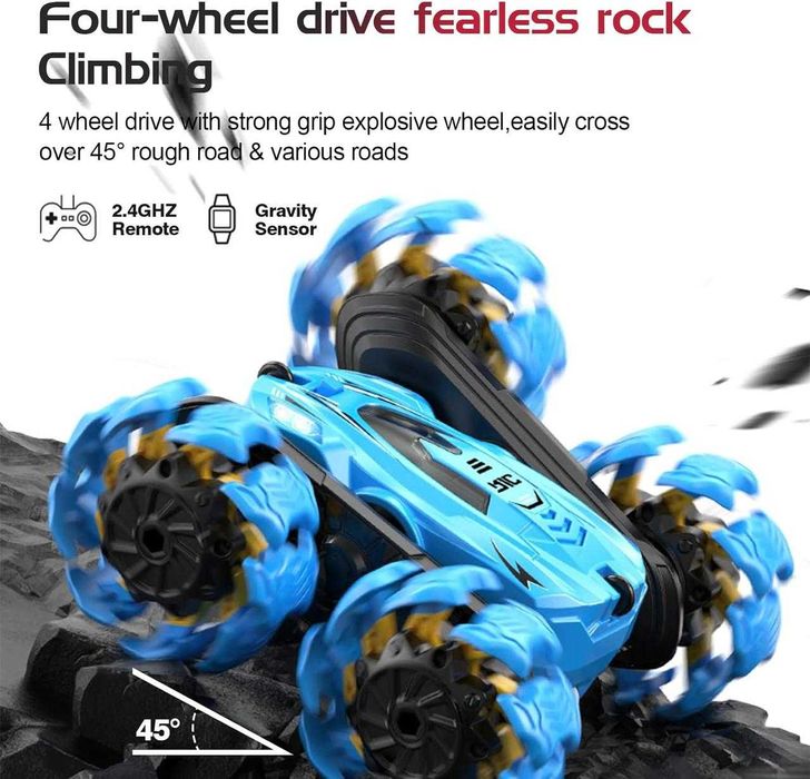 Управление жестами ! Машинка перевёртыш Stunt Car +Пульт на руку