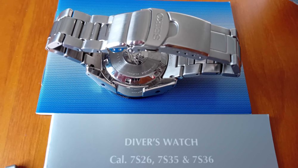 Relogio Seiko Samurai Diver 1° Geração Automatico SNM033 7S35