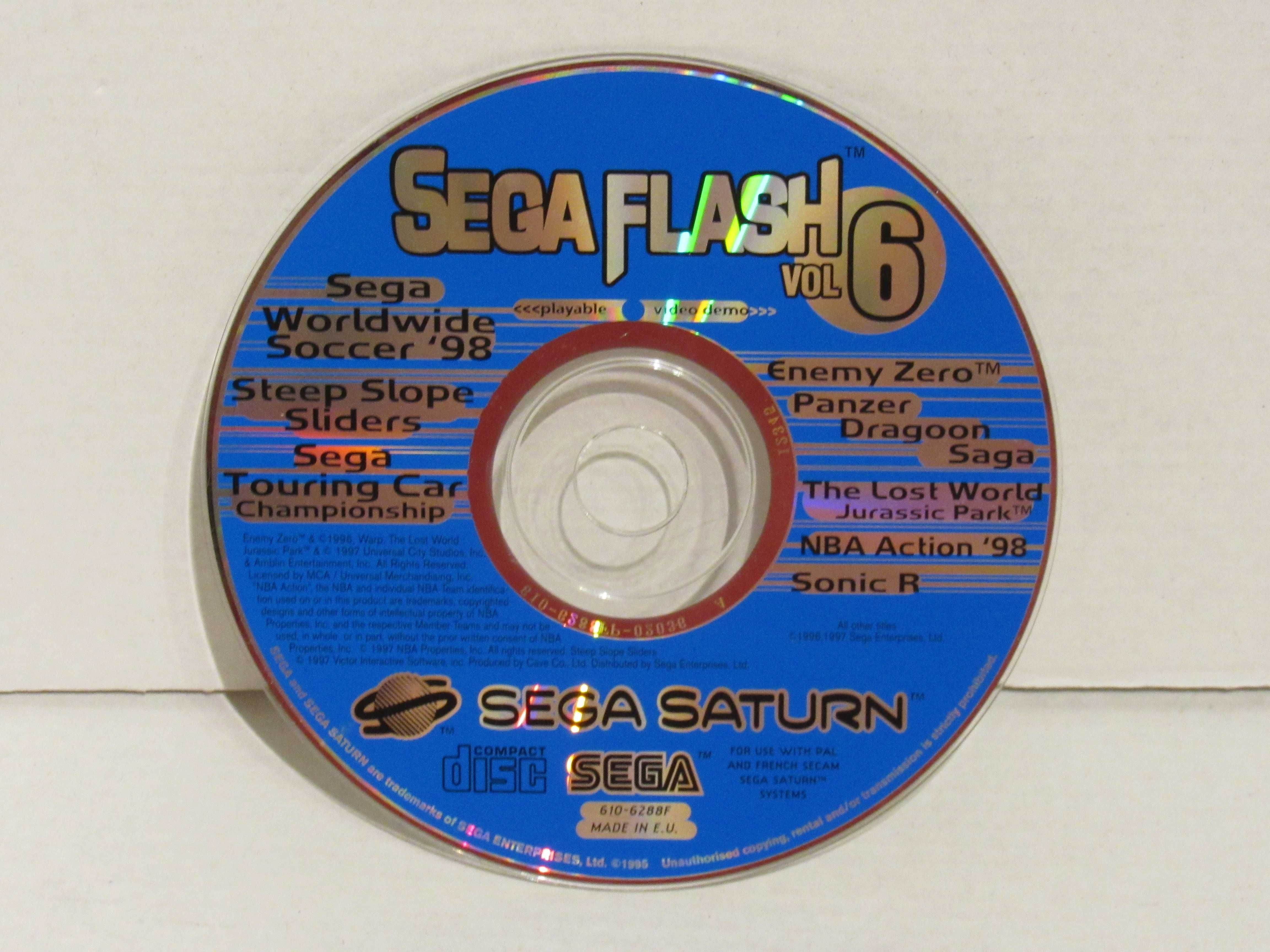 Sega Flash Volume 6 demos Sega Saturn