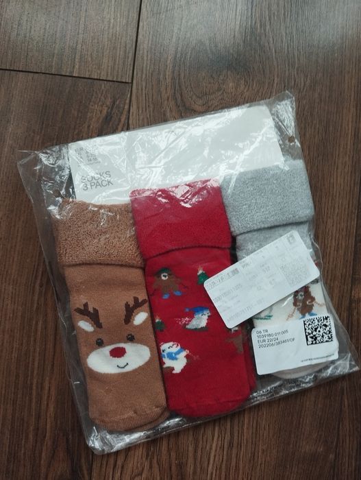 Шкарпетки H&M 22-24 набір дитячі носки носочки